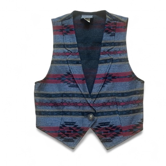Rough Rider Tribal Vest by Circle T Vintage in Men’s Size XS - Picture 1 of 9